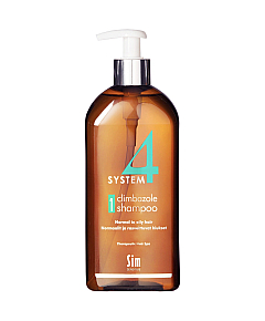 Sim Sensitive System 4 Therapeutic Climbazole Shampoo 4 Терапевтический шампунь № 4 для очень жирной, чувствительной и раздраженной кожи головы 500 мл